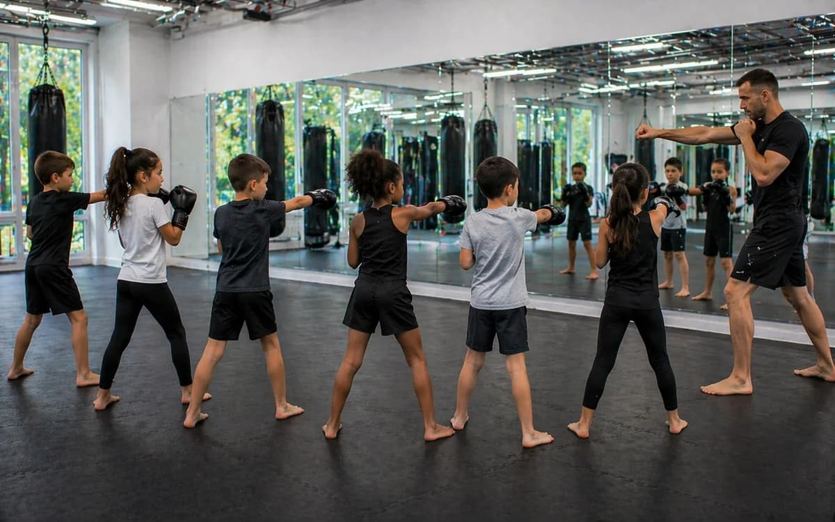 Kindertraining: Training bei Fight Evolution Heidelberg